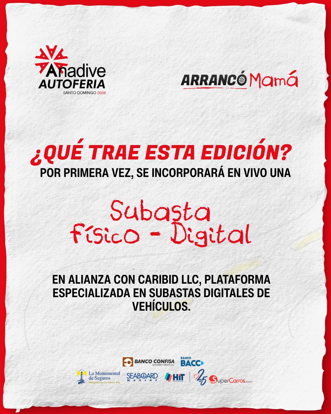Subasta híbrida en vivo de la Feria ANADIVE 2026